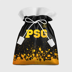 Мешок для подарков PSG - gold gradient посередине, цвет: 3D-принт