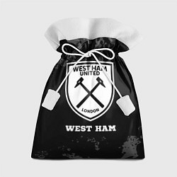 Подарочный мешок West Ham sport на темном фоне