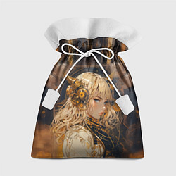 Мешок для подарков Золотая техноведьма, цвет: 3D-принт