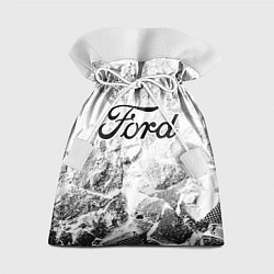 Мешок для подарков Ford white graphite, цвет: 3D-принт