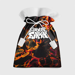 Мешок для подарков Friday Night Funkin red lava, цвет: 3D-принт