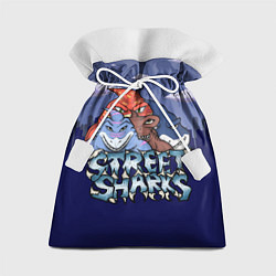 Мешок для подарков Уличные акулы, цвет: 3D-принт