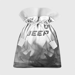 Мешок для подарков Jeep - white gradient посередине, цвет: 3D-принт