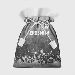 Мешок для подарков Aerosmith - grey gradient посередине, цвет: 3D-принт