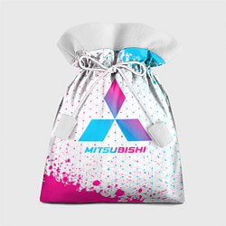 Подарочный мешок Mitsubishi neon gradient style