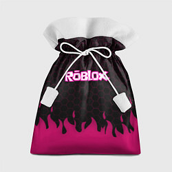 Подарочный мешок Roblox fire pink