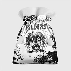 Мешок для подарков The Killers - рок пес, цвет: 3D-принт