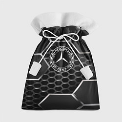 Мешок для подарков Mercedes carbon, цвет: 3D-принт