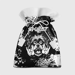 Мешок для подарков Skillet рок пес, цвет: 3D-принт