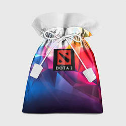 Подарочный мешок DOTA geometry neon