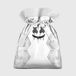 Мешок для подарков Marshmello white poly, цвет: 3D-принт