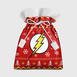 Мешок для подарков Флэш новогодний, цвет: 3D-принт