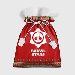 Мешок для подарков Brawl Stars new year, цвет: 3D-принт