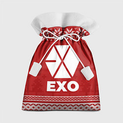 Мешок для подарков Новогодний Exo, цвет: 3D-принт