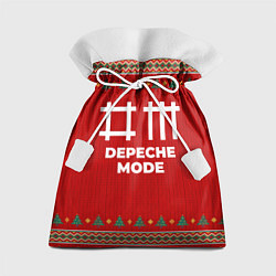 Мешок для подарков Depeche Mode new year, цвет: 3D-принт