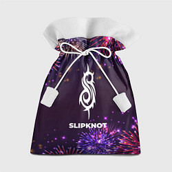 Подарочный мешок Праздничный Slipknot Fireworks