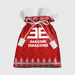 Подарочный мешок Новогодний Imagine Dragons с оленями