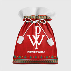 Мешок для подарков Powerwolf new year, цвет: 3D-принт