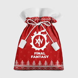 Мешок для подарков Новогодний Final Fantasy с оленями, цвет: 3D-принт