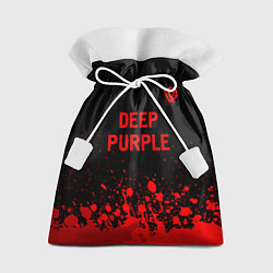 Мешок для подарков Deep Purple - red gradient посередине, цвет: 3D-принт
