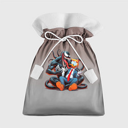Мешок для подарков Venom and Duck-Donald - ai art fantasy, цвет: 3D-принт