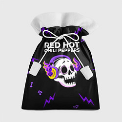 Подарочный мешок Red Hot Chili Peppers неоновый череп