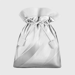 Подарочный мешок Светлый серый полосы с градиентом