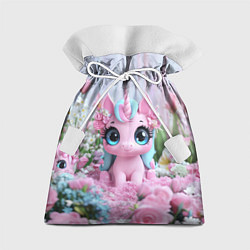 Мешок для подарков Милая маленькая единорожка, цвет: 3D-принт