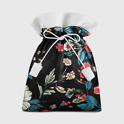 Мешок для подарков Цветы старинный узор, цвет: 3D-принт