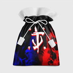 Подарочный мешок Doom flame neon