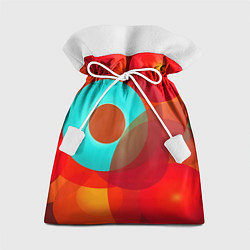 Мешок для подарков Оптическая абстракция с кругами, цвет: 3D-принт