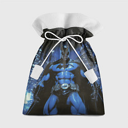 Мешок для подарков Бэтмен синий город, цвет: 3D-принт