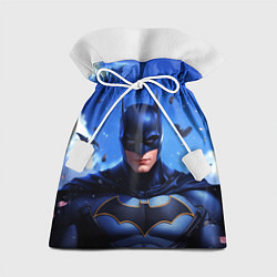 Мешок для подарков Бэтмен синее небо, цвет: 3D-принт