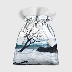 Мешок для подарков Дерево в море, цвет: 3D-принт