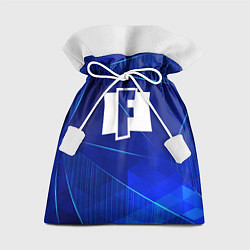 Подарочный мешок Fortnite blue poly