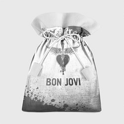 Подарочный мешок Bon Jovi - white gradient