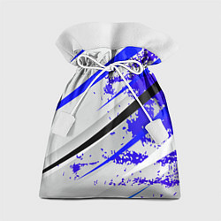 Подарочный мешок Color white blue