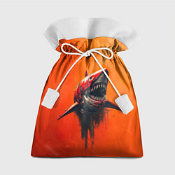 Мешок для подарков Кибернетическая акула, цвет: 3D-принт