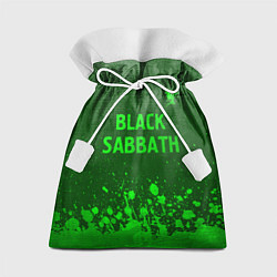 Мешок для подарков Black Sabbath - green gradient посередине, цвет: 3D-принт