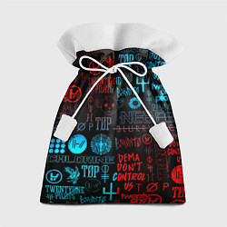 Мешок для подарков Twenty one pilots rock pattern, цвет: 3D-принт