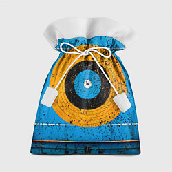 Мешок для подарков Мишень на синем, цвет: 3D-принт