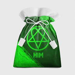 Подарочный мешок HIM - green gradient