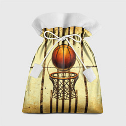 Мешок для подарков Кольцо с баскетбольным мячом, цвет: 3D-принт
