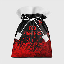 Мешок для подарков Foo Fighters - red gradient посередине, цвет: 3D-принт