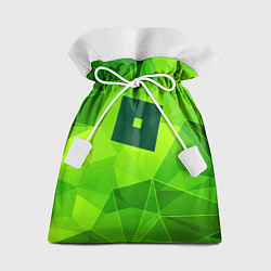 Подарочный мешок Roblox green poly
