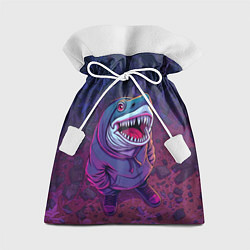 Мешок для подарков Акула в балахоне, цвет: 3D-принт