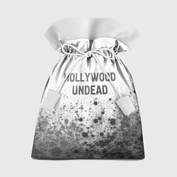 Мешок для подарков Hollywood Undead - white gradient посередине, цвет: 3D-принт