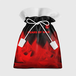 Мешок для подарков Gears of War - red gradient посередине, цвет: 3D-принт