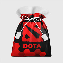 Подарочный мешок Dota - red gradient