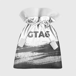 Мешок для подарков GTA6 - white gradient посередине, цвет: 3D-принт